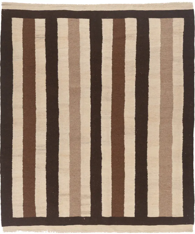 Kashgai Qashgai stripe Kilim, 189 × 160 cm