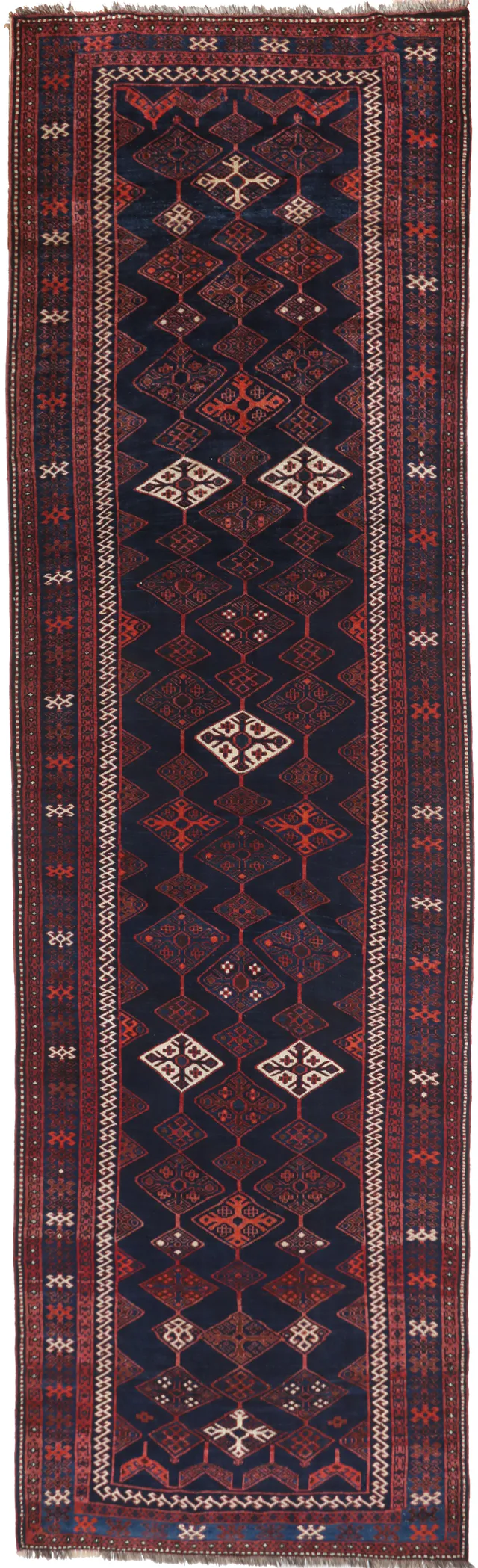 Persian Lori rug, 608 × 175 cm