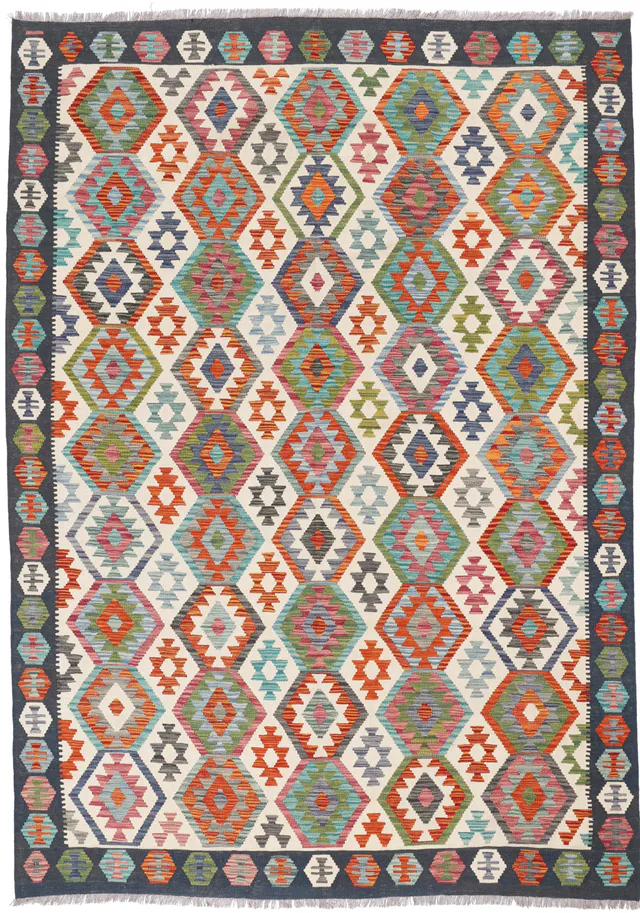Shirvan Kilim Rug in, 293 × 206 cm