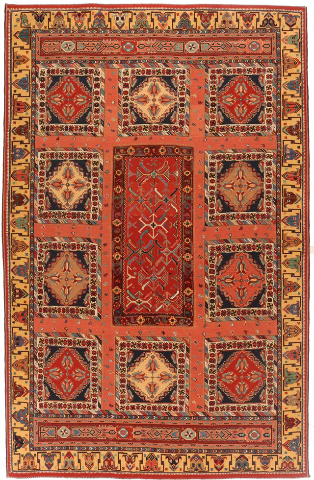 Suzani Afshar Extremely Fine Kilim, 316 × 200 cm