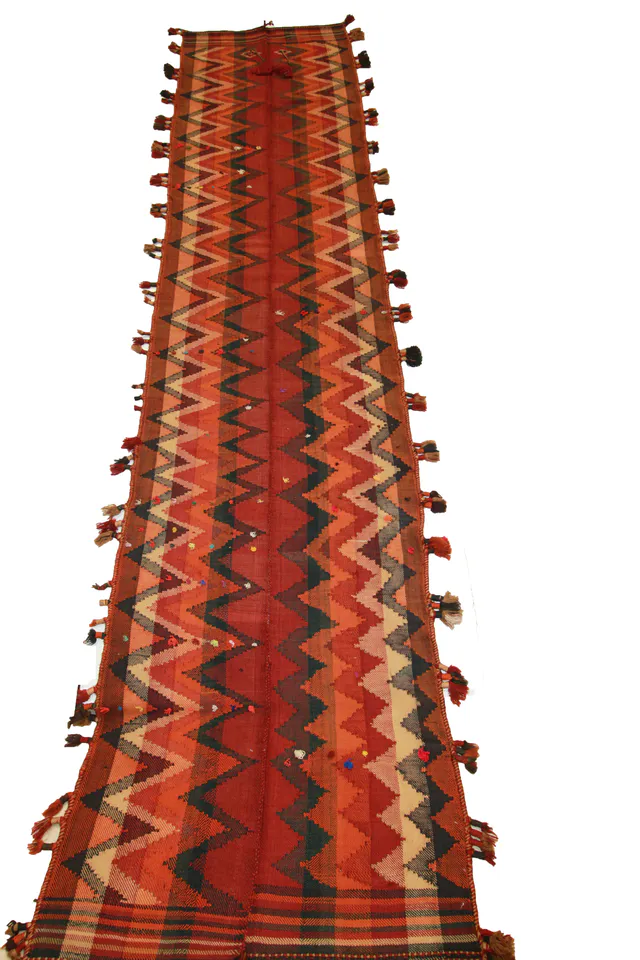 Kashgai Qashgai Jajim Kilim, 470 × 100 cm