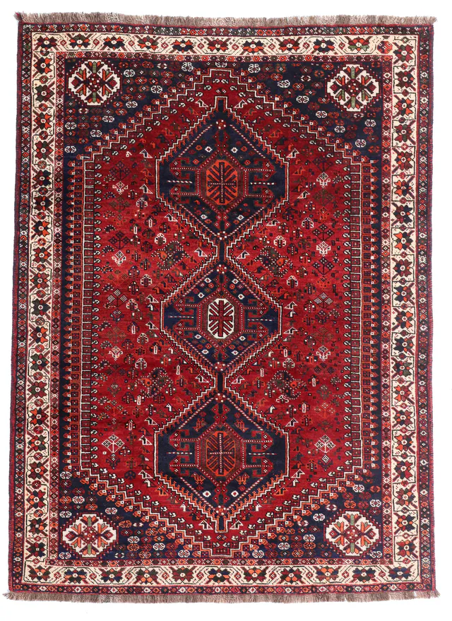 Persian Nomadic Shiraz Super Rug, 249 × 168 cm