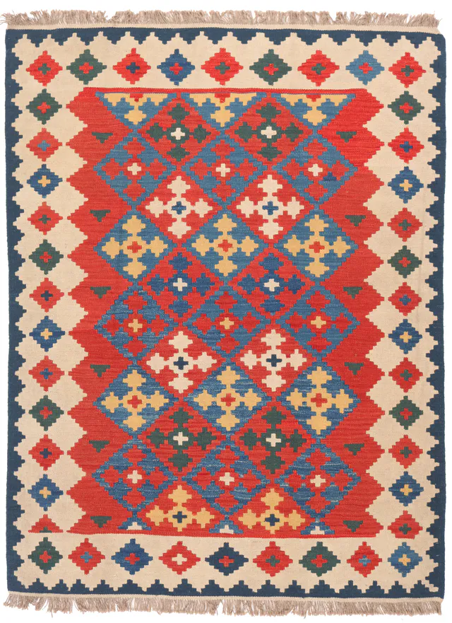 Kashgai or Qashkai Kilim, 203 × 149 cm
