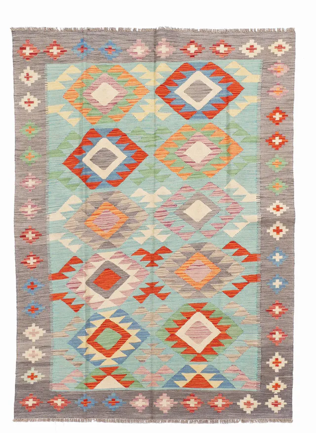 Shirvan Design Kilim, 199 × 145 cm