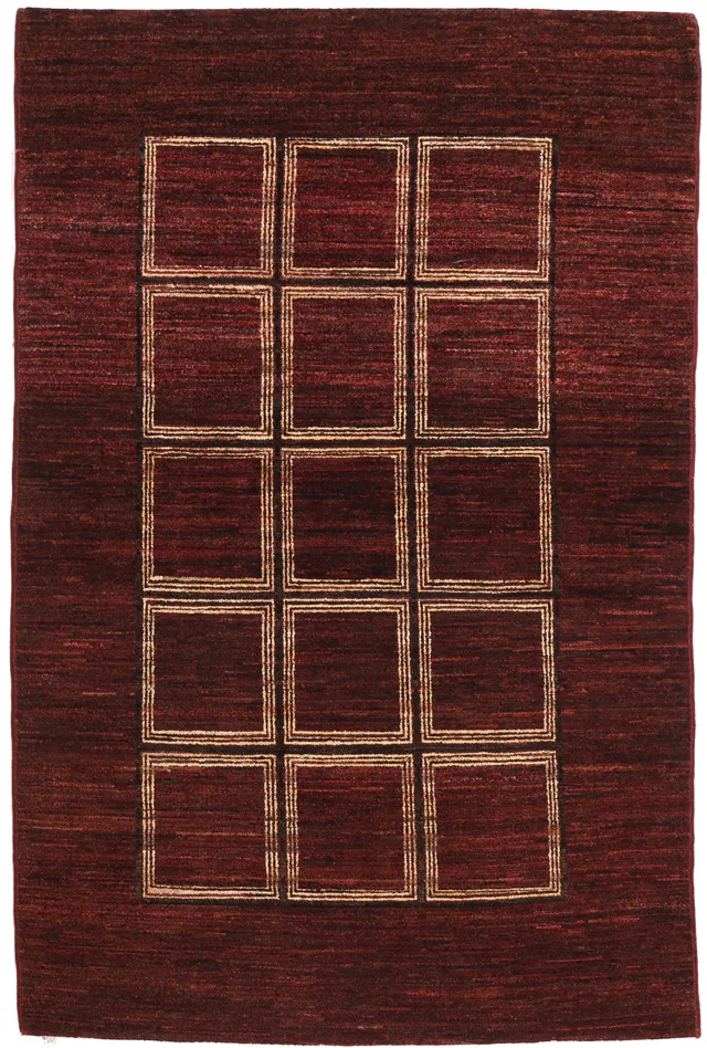Contemporary Modern Gabbeh Rug in, 202 × 127 cm