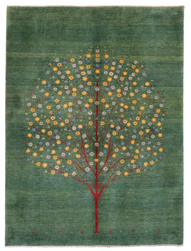 Persian Gabbeh Rug, 207 × 152 cm