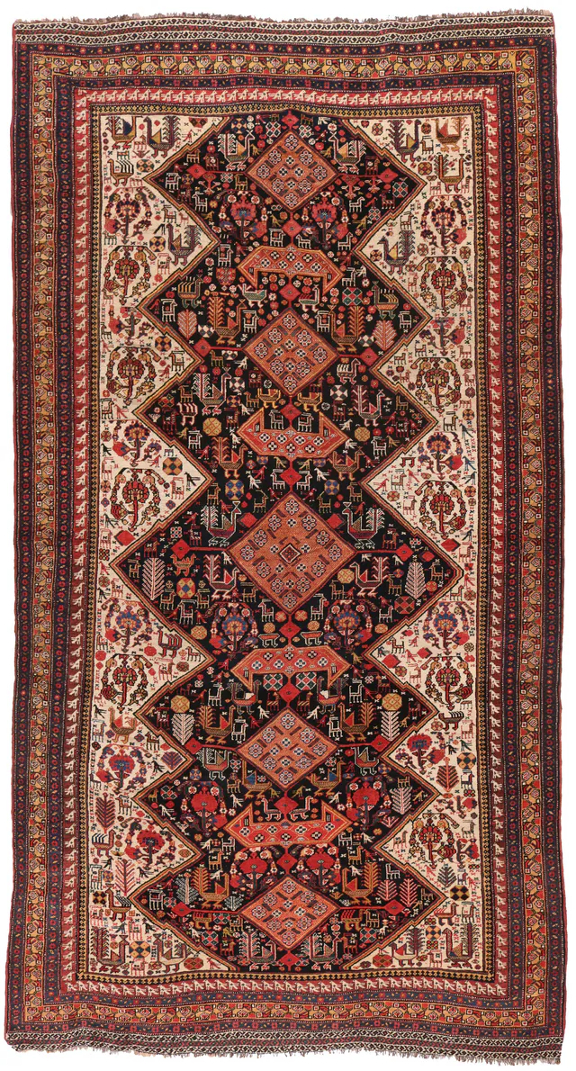 Kashgai Qashgai Rug – circa 1910, 324 × 168 cm