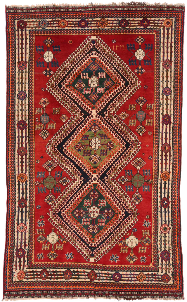 Antique Persian Shekarlou Rug, 285 × 170 cm