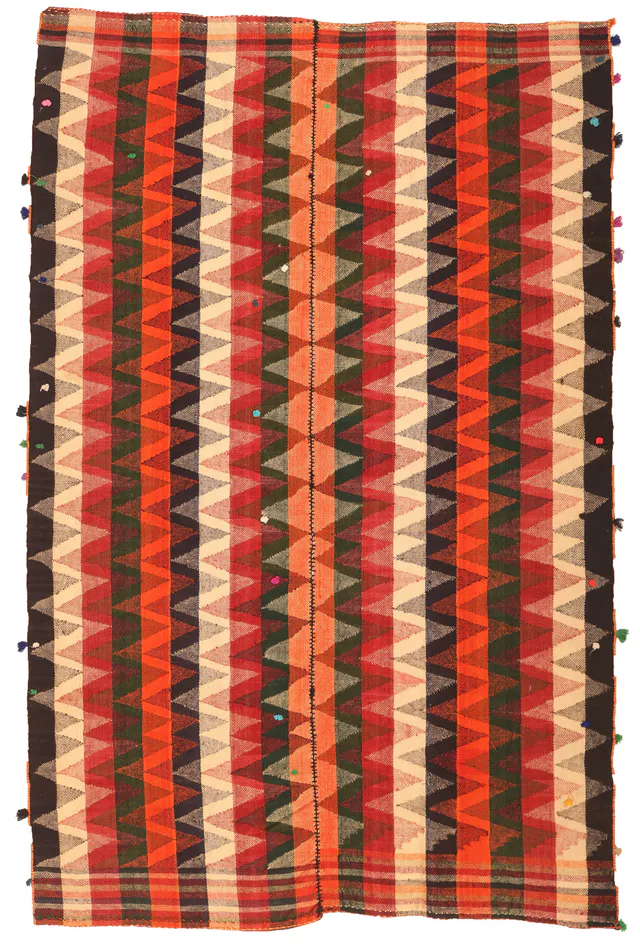 Kashgai Qashgai Jajim Kilim, 232 × 152 cm