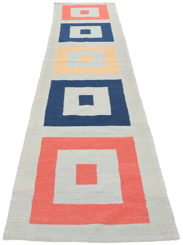 Kashgai/Qashgai Kilim Runner, 360 × 85 cm
