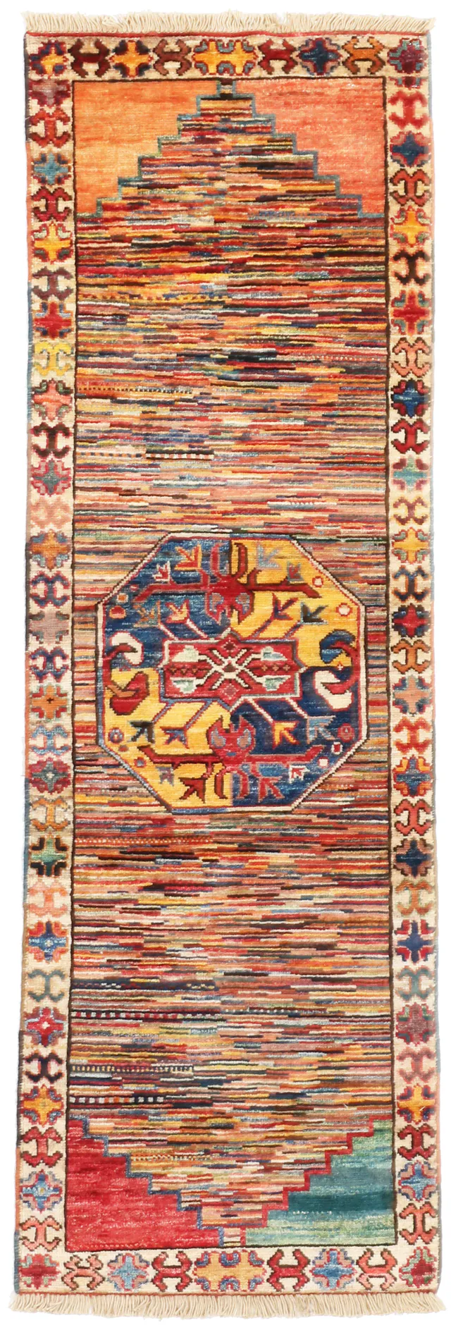 Fine Multicolor Shirvan Runner, 164 × 56 cm