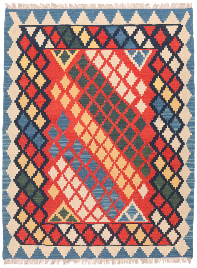 Kashgai or Qashkai Kilim, 198 × 149 cm