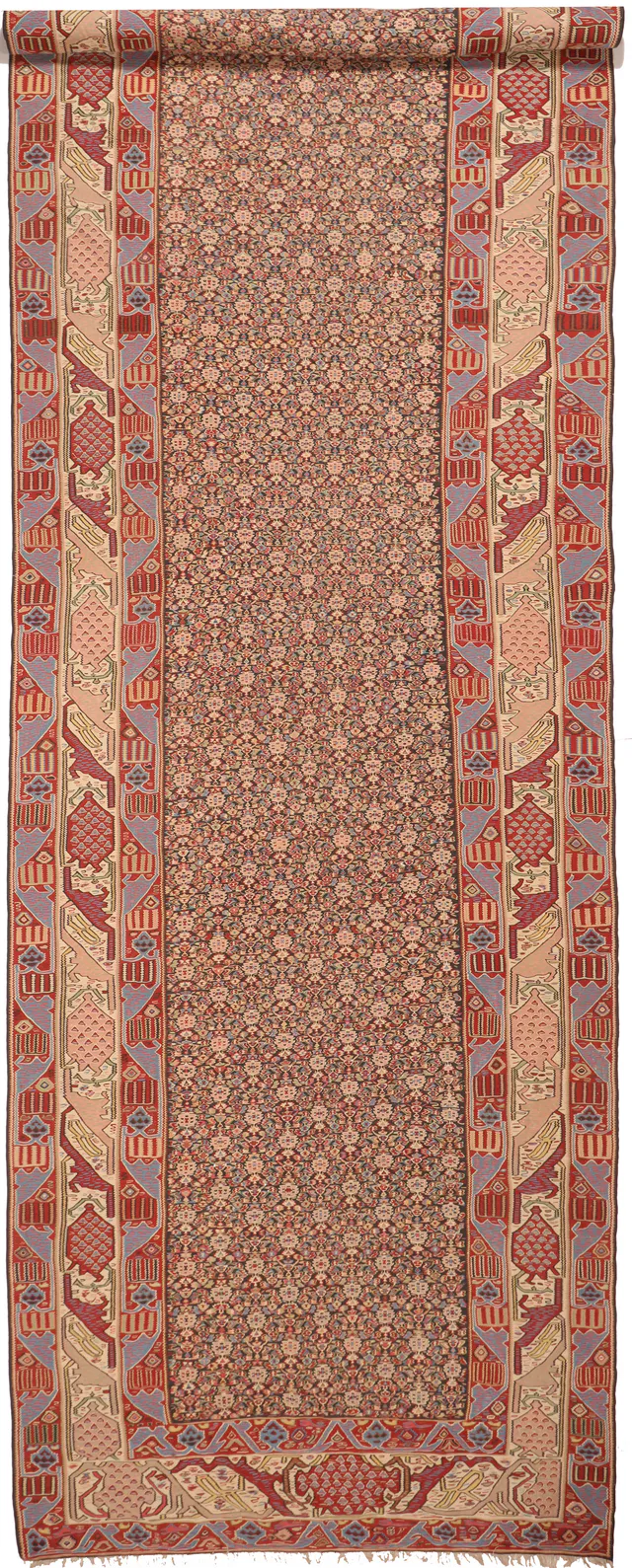 Persian Senneh Kilim runner, 940 × 192 cm