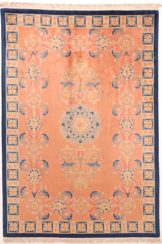 Chinese Design Thick Pile Rug, 335 × 228 cm