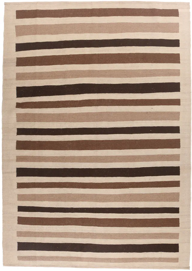Qashgai/ Kashgai kilim in stripe, 294 × 206 cm