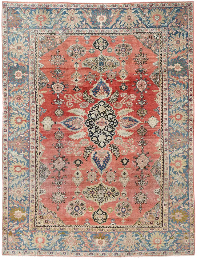 Persian Ziegler Mahal circa 1890, 325 × 239 cm