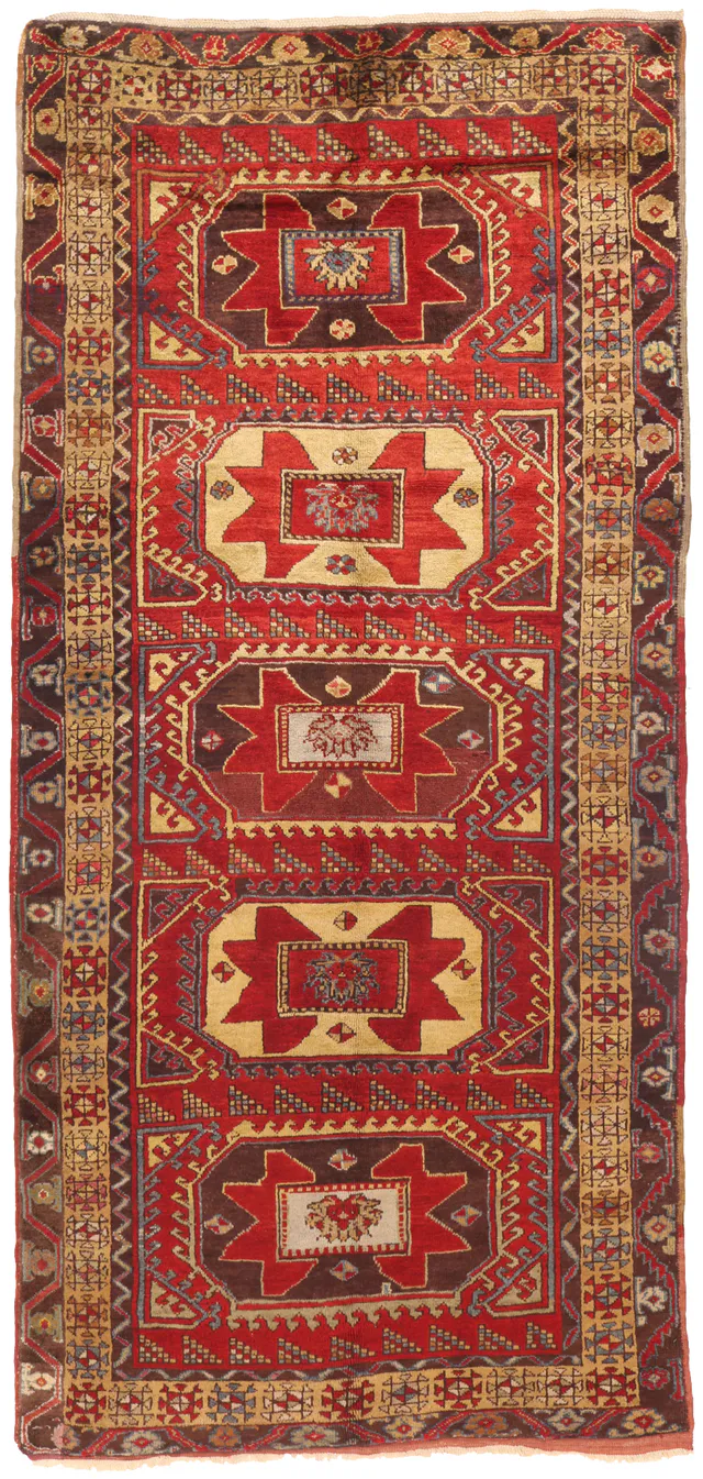 Anatolian Antique Rug – 1910, 283 × 130 cm