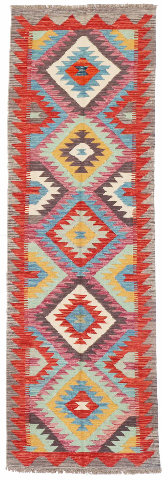 Shirvan Design Kilim Runner, 241 × 79 cm