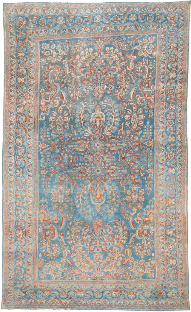 Antique Malayer Rug – circa 1900, 484 × 265 cm