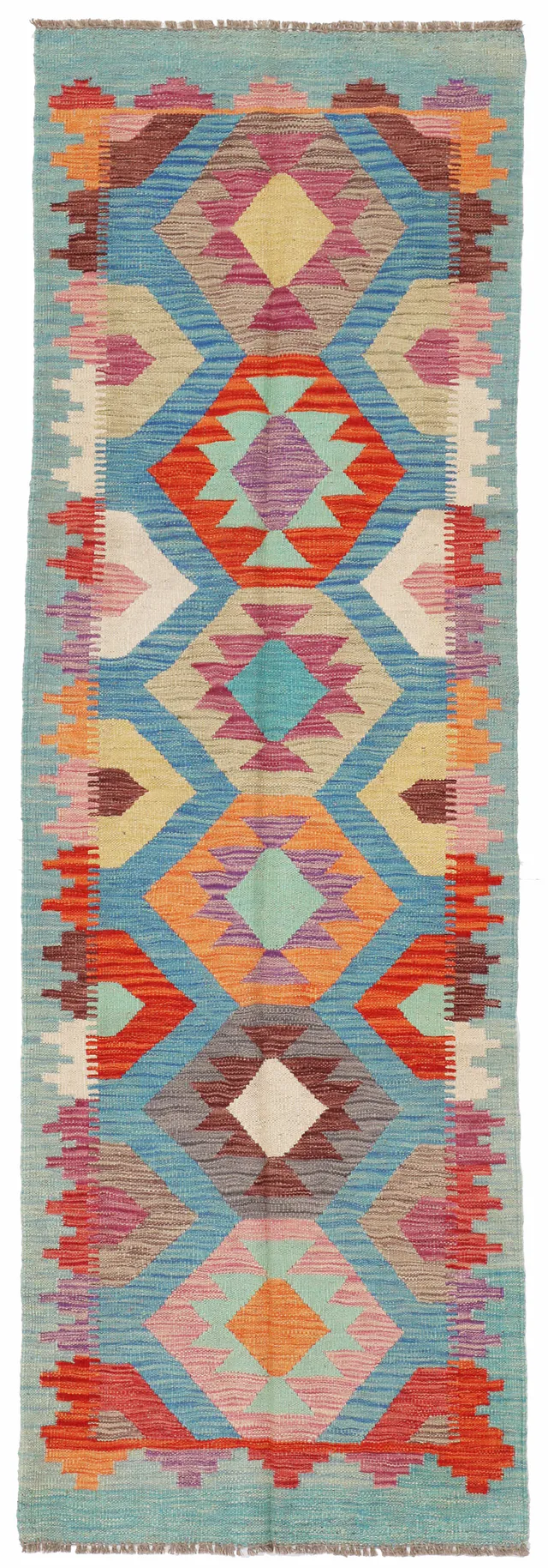 Shirvan Design Kilim Runner, 243 × 82 cm