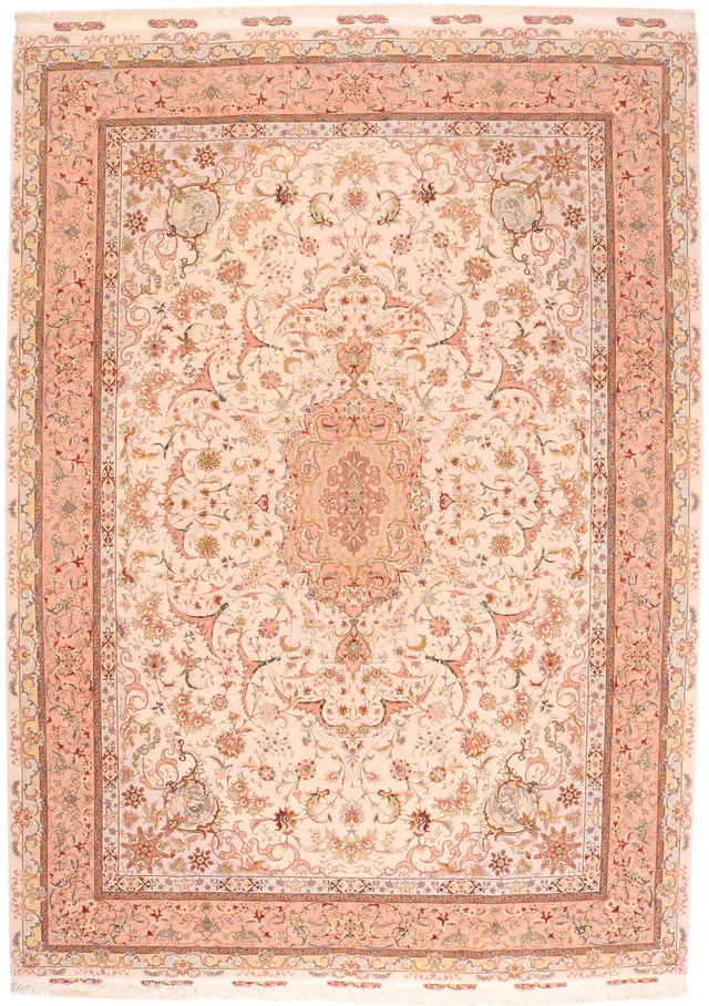 Persian Tabriz floral 70 Raj, 353 × 250 cm