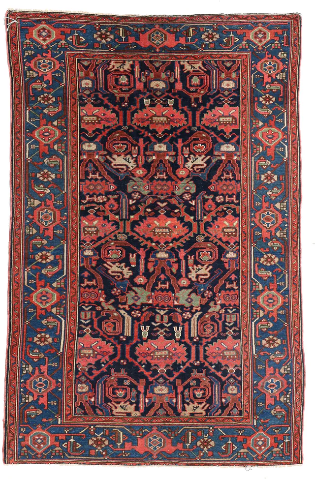Antique Malayer Rug – circa 1900, 200 × 128 cm