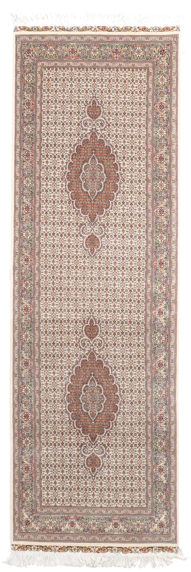 Fine Tabriz with Silk Highlights Runner, 259 × 83 cm
