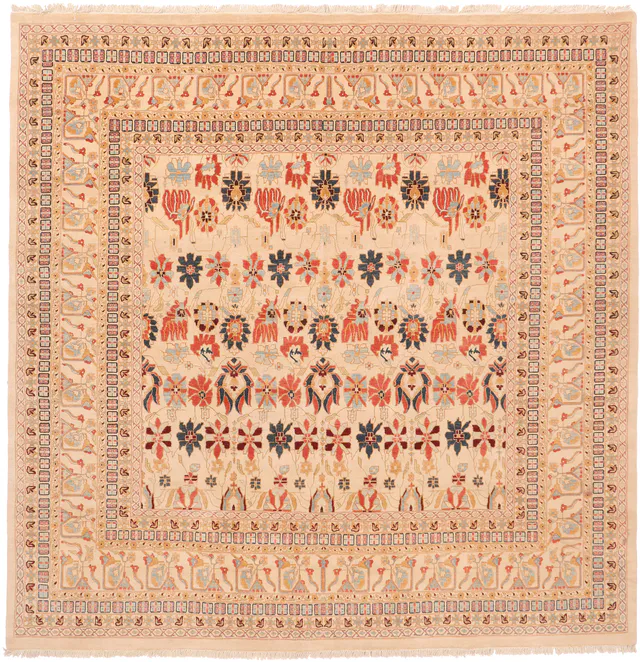 Fine Garous Ziegler design rug, 277 × 275 cm