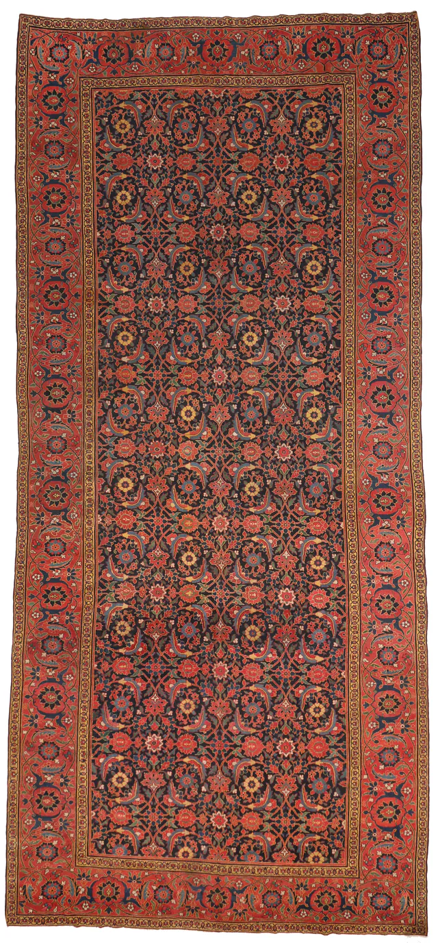 Khorasan / Herat Rug circa-1800, 508 × 226 cm
