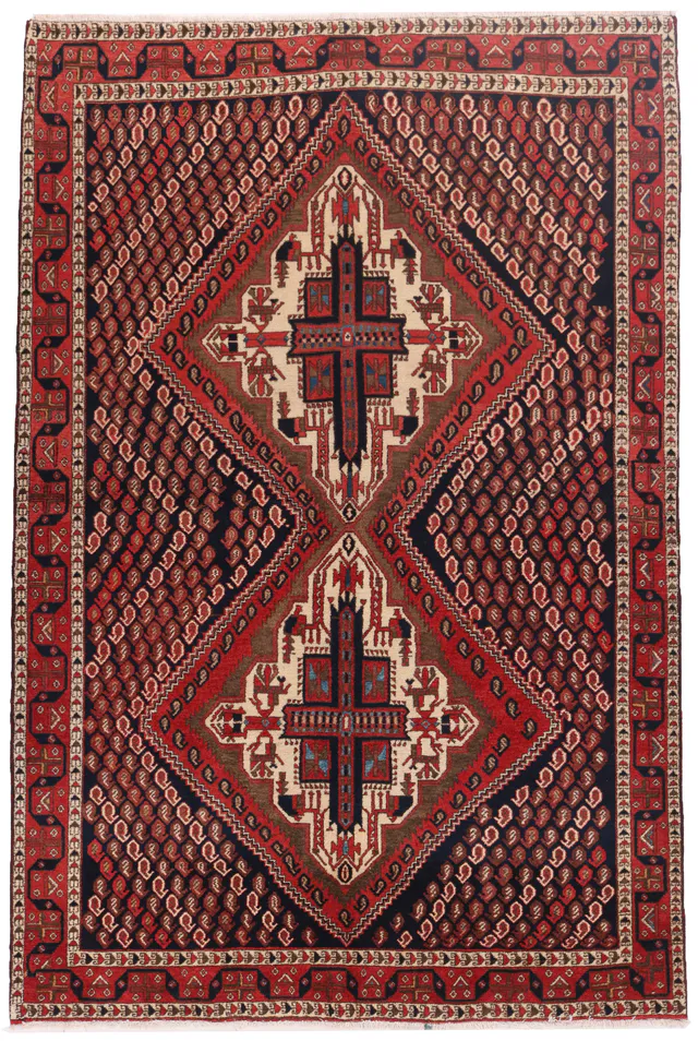 Persian Shahrbabak Rug – Mix, 231 × 154 cm