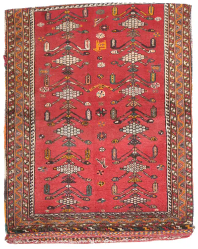 Persian Nasrabad Khorjin Bag, 115 × 93 cm