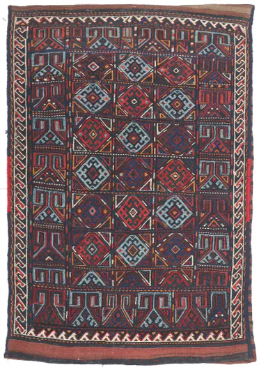 Persian Kurdi Khorjin SaddleBag, 112 × 75 cm