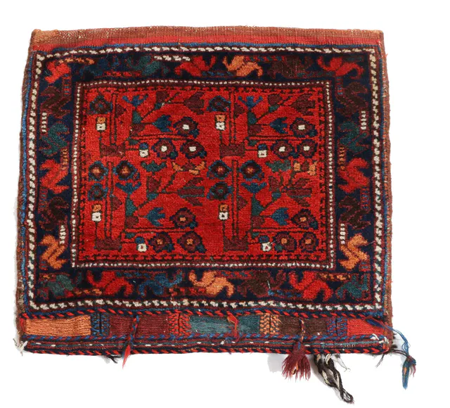 Afshar Khorjin Bag circa 1910 in, 94 × 76 cm
