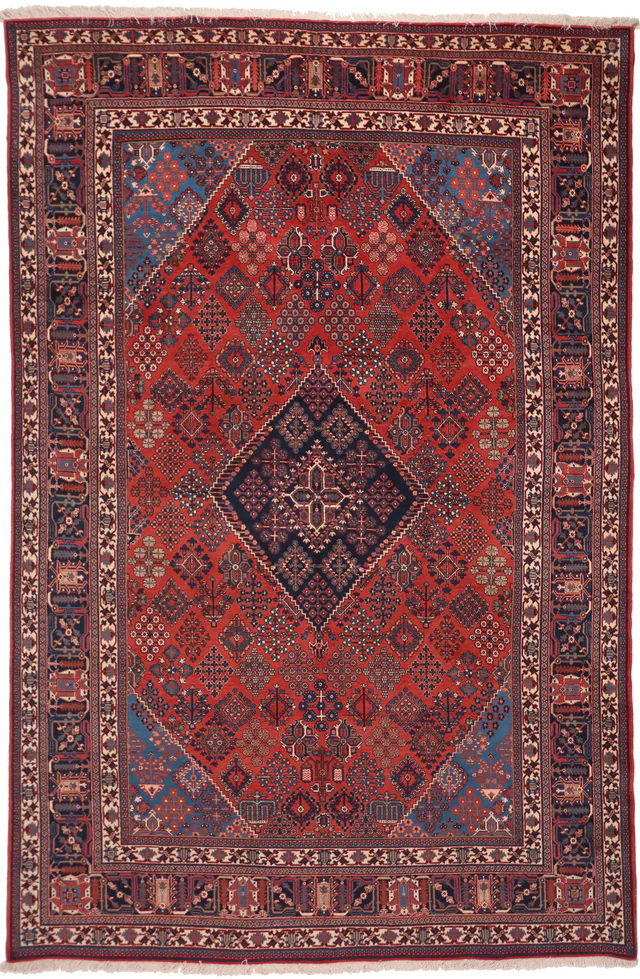 Persian Meymeh rug, 362 × 235 cm