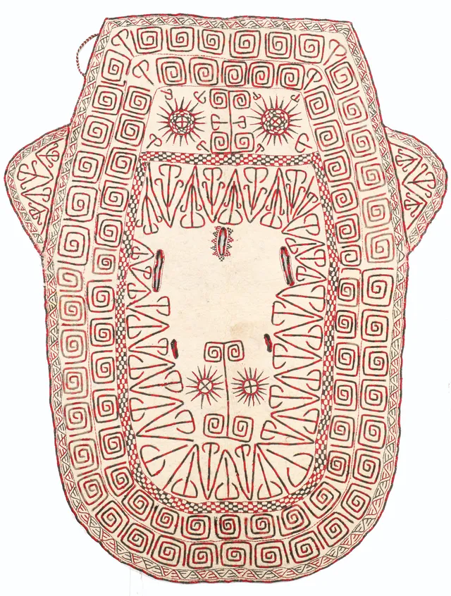 Felt Horse Saddle Turkaman Called Namad circa 1950, 225 × 180 cm