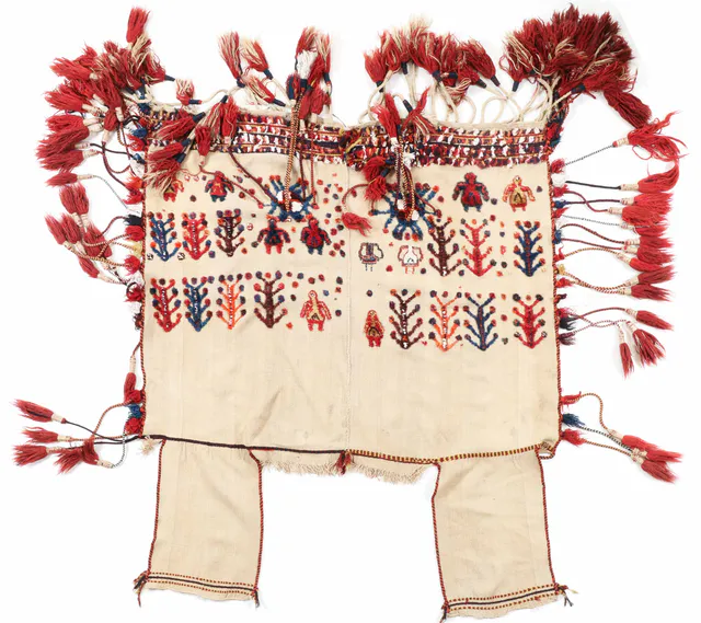 Horse Saddle Kashgai circa 1960 in, 160 × 138 cm