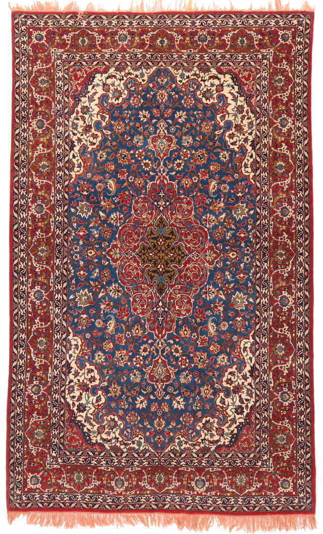 Fine Antique Isfahan Rug – circa 1920, 230 × 140 cm