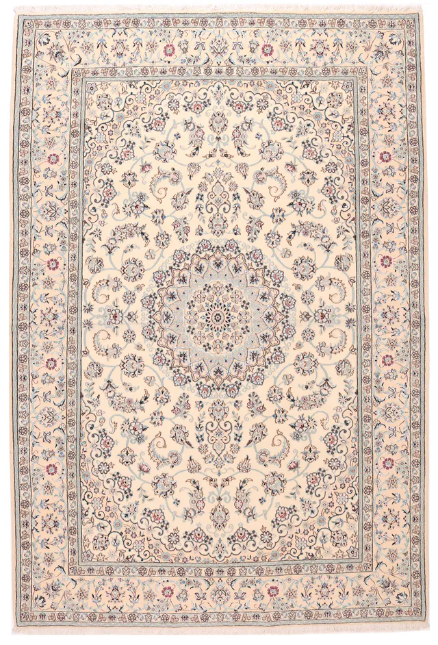 Persian Nain 9la Rug with Silk Highlights, 308 × 205 cm