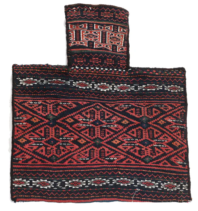 Balouch Namakdan salt bag circa 1910, 56 × 50 cm
