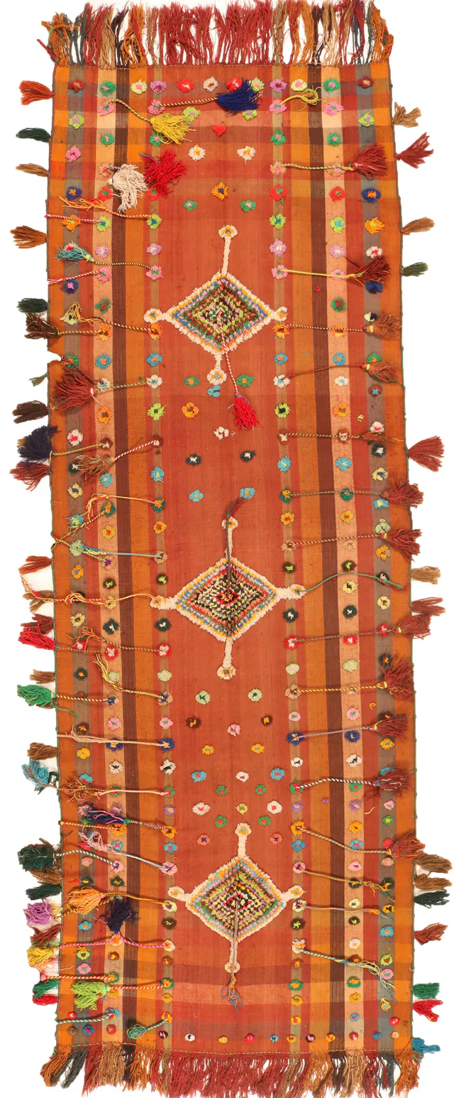 Kashgai Qashgai Jajim Kilim, 362 × 127 cm