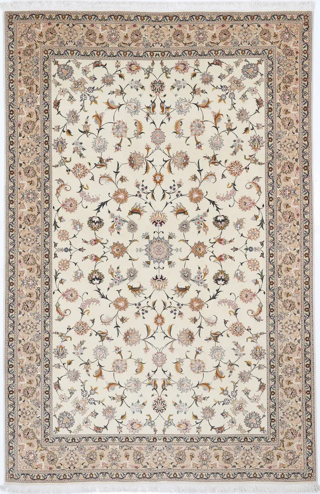Persian Tabriz Fine with silk highlights, 301 × 200 cm