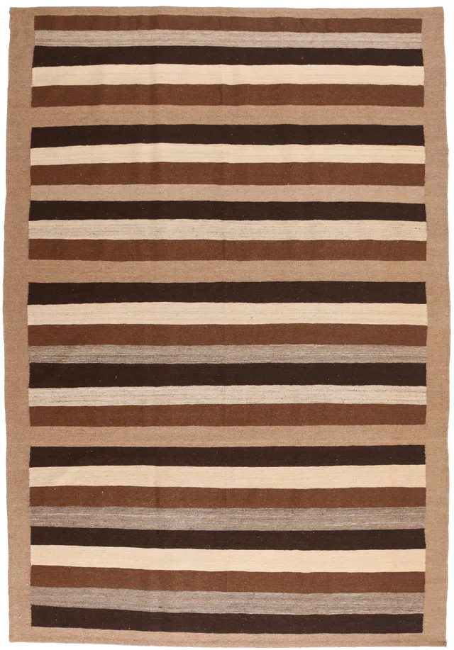 Qashgai/ Kashgai kilim in stripe, 292 × 204 cm
