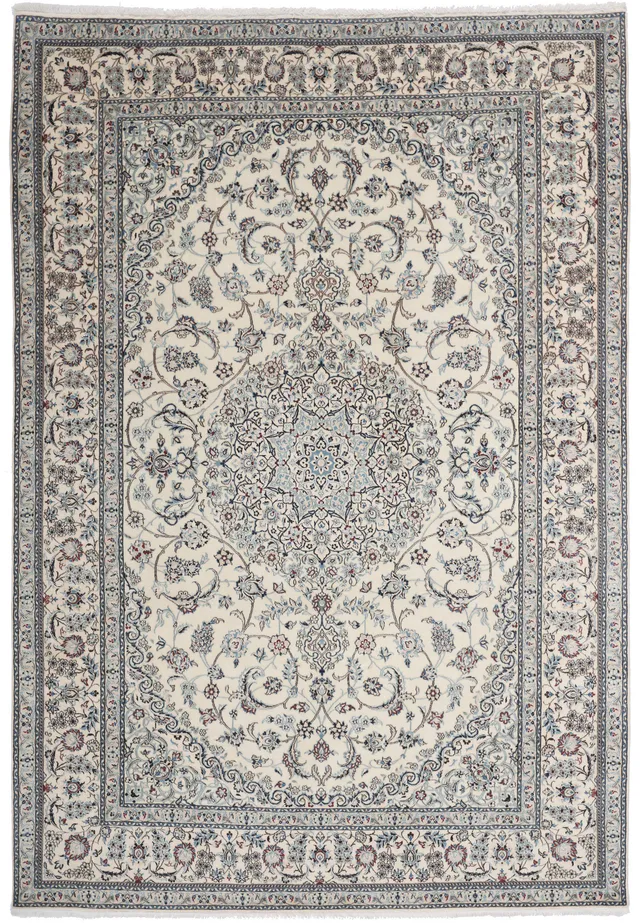 Persian Nain 6La rug – 8'8 x 6, 270 × 185 cm