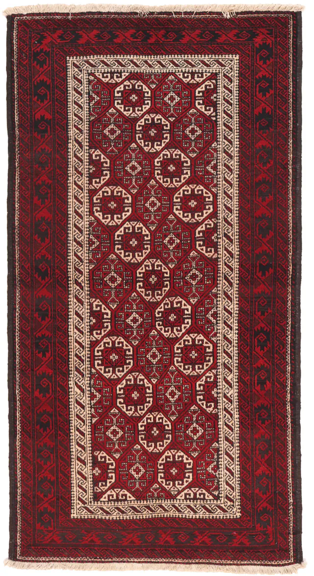 Persian Balouch Rug, 193 × 104 cm