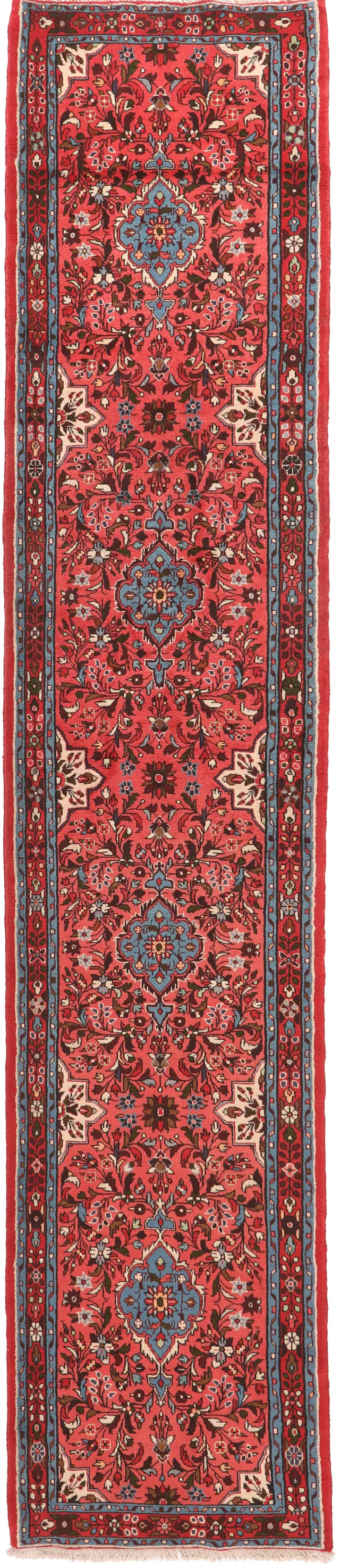 Persian Roodbar Runner in Red, 437 × 86 cm