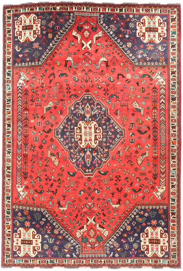 Kashgai Qashgai Persian rug, 298 × 205 cm