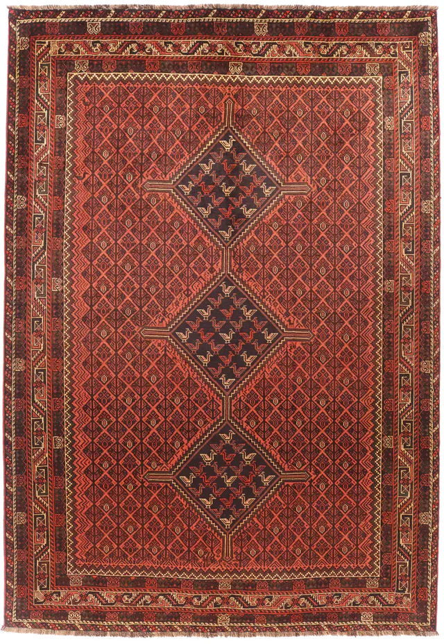 Kashgai Qashgai Persian rug, 323 × 225 cm
