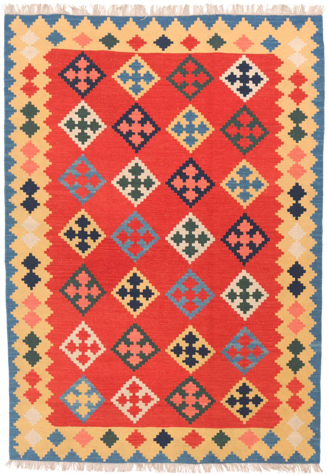 Kashgai or Qashkai Kilim, 205 × 145 cm
