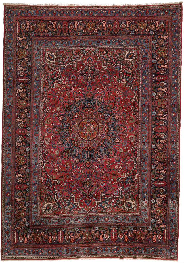 Antique Persian Mashad rug – 15.2 x 10.8, 465 × 330 cm