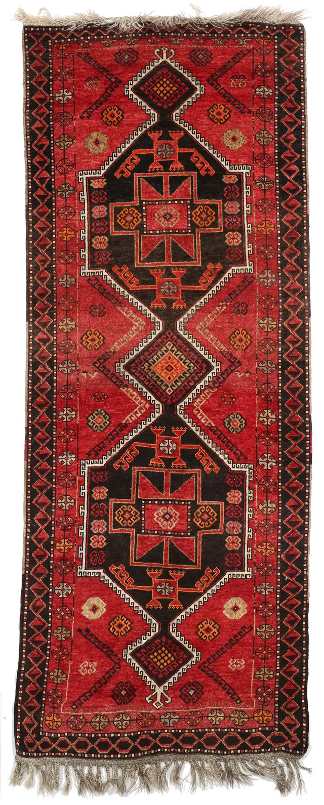 Anatolian circa 1930 Antique Rug in, 286 × 106 cm